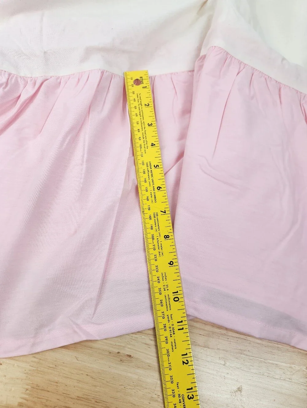 Pottery Barn Kids Light Pink Baby Crib Bed Skirt 28